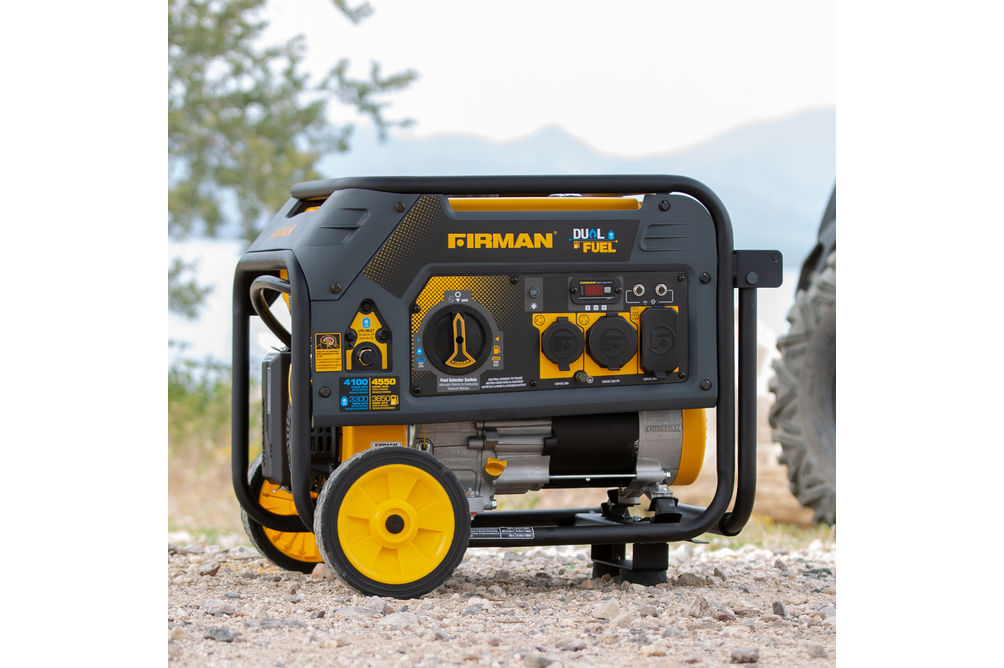 Firman 4550 Watt Dual Fuel Generator- Alternate Image