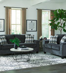 Signature Design by Ashley Abinger-Smoke Sofa and Loveseat- Room View