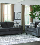 Signature Design by Ashley Abinger-Smoke Sofa and Loveseat- Alternate Room View