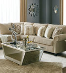 Signature Design by Ashley Dovemont-Putty LAF Sofa Chaise - Room View