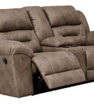 Signature Design by Ashley Stoneland-Fossil Reclining Loveseat