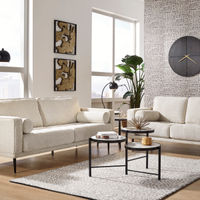 Signature Design by Ashley Caladeron-Sandstone Sofa and Loveseat- Room View