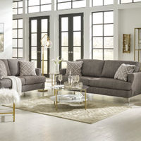 Signature Design by Ashley Arcola-Java Sofa and Loveseat- Room View