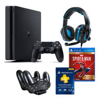 Sony PlayStation 4 Slim Video Game Console Mega Bundle