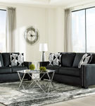 Signature Design by Ashley Gleston Onyx Sofa and Loveseat- Room View