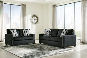 Signature Design by Ashley Gleston Onyx Sofa and Loveseat- Alternate View