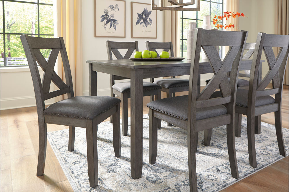 Signature Design by Ashley Caitbrook 6-Piece Dining Set- Room View