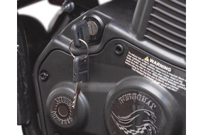 Burromax TT350 Lithium Ion Matte Black Electric Mini Bike - Ignition Switch