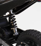Burromax TT350 Lithium Ion Matte Black Electric Mini Bike - Suspension