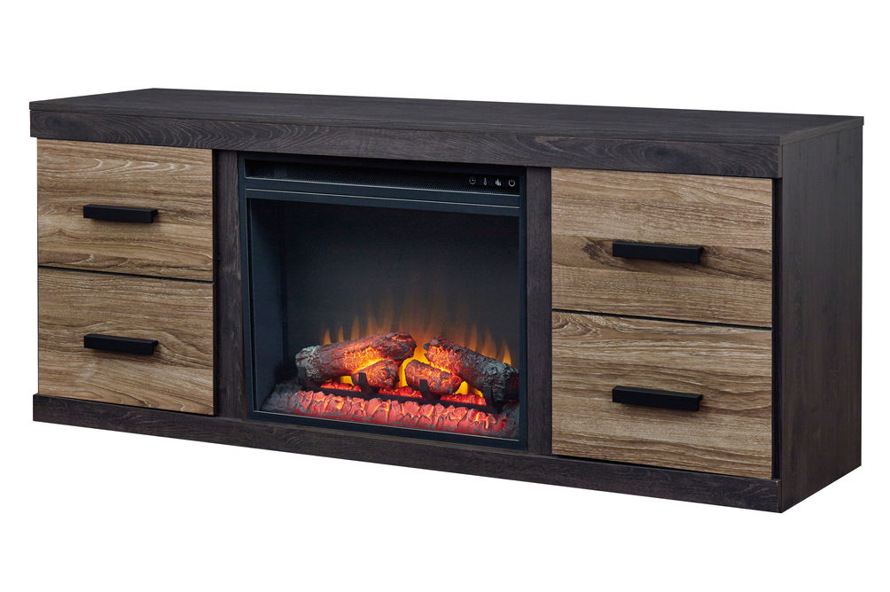 Signature Design by Ashley Harlinton 60 Inch Electric Fireplace TV Stand 