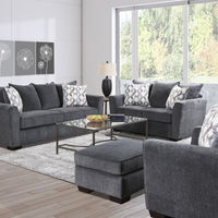 Lane Furniture Surge-Anchor Sofa and Loveseat - Sample Room View