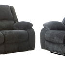 Signature Design by Ashley Draycoll Slate Reclining Sofa and Loveseat