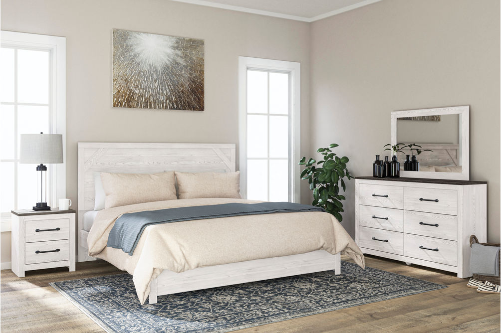 Signature Design by Ashley Gerridan 6-Piece King Bedroom Set - Room View