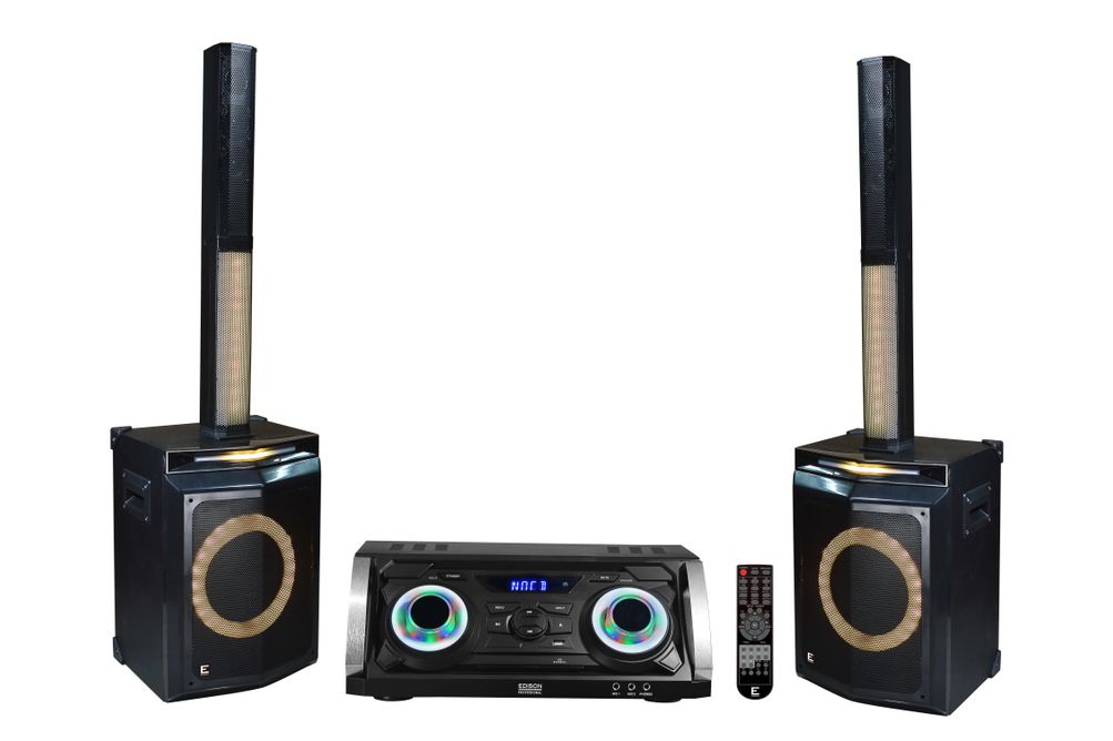 Edison Professional Bluetooth Karaoke Party Sound System