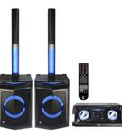 Edison Professional Bluetooth Karaoke Party Sound System - Light Features