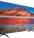 Samsung 70 inch 4K UHD LED Smart TV UN70TU7000BXZA- Side Angle View