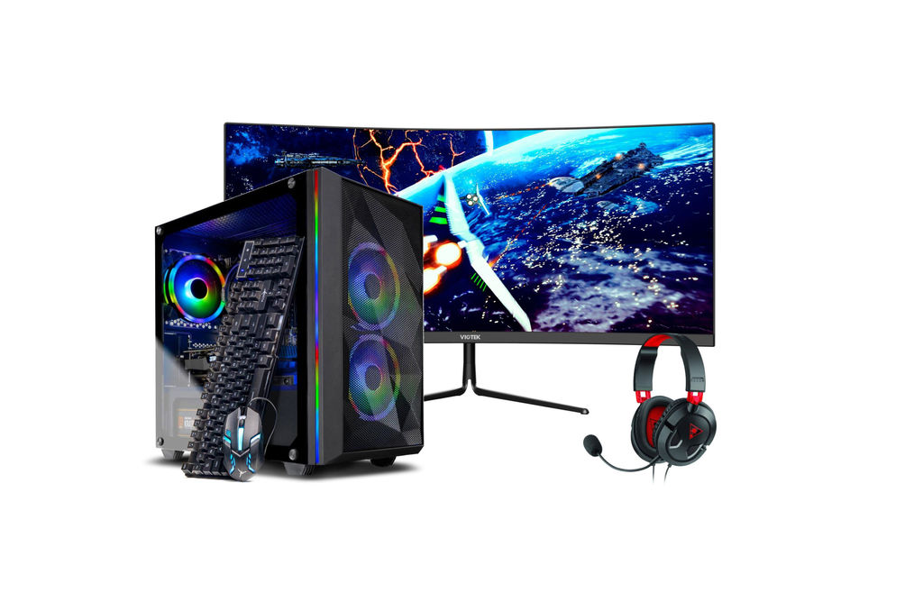 Skytech 29 Inch NVIDIA GeForce GTX 1600 Gaming Desktop Bundle