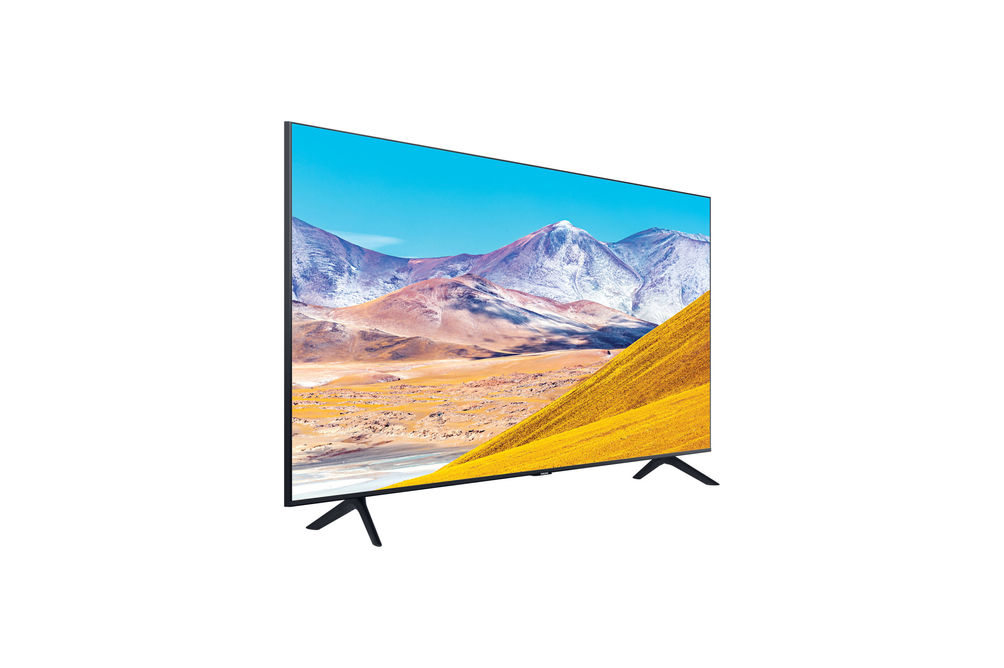 Samsung 65 Inch  4K UHD LED Smart TV UN65TU8000FXZA - Side Angle View