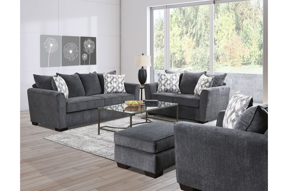 Lane Furniture Surge-Anchor Sofa and Loveseat - Sample Room View