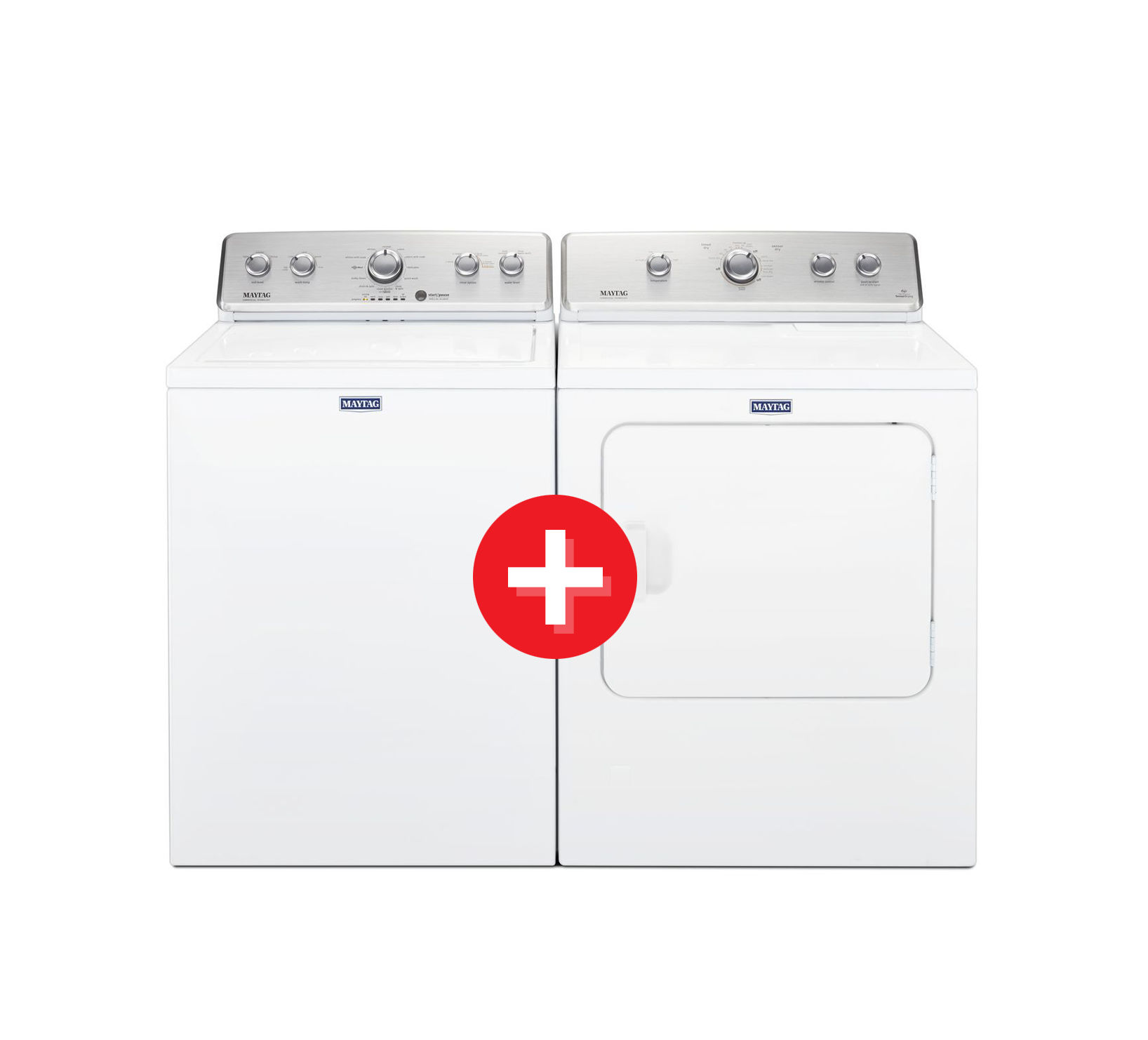 Maytag 4.2 Cu. Ft. Top-Load Washer and 7.0 Cu. Ft. Gas Dryer at