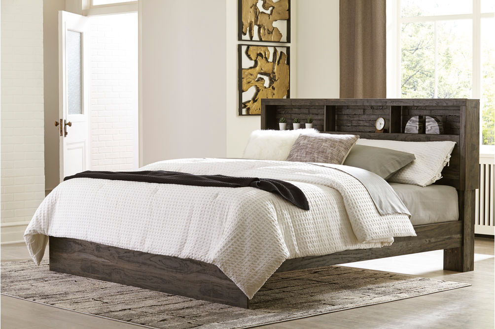 Signature Design by Ashley Vay Bay King Bookcase Bed - Sample Room View