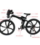 Ancheer 26 inch Wheel Folding Electric Mountain Bike - Bike Features