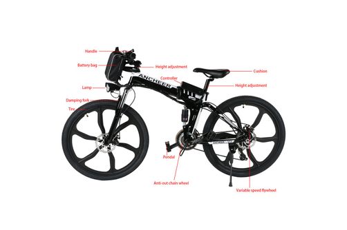 Ancheer 26 inch Wheel Folding Electric Mountain Bike - Bike Features