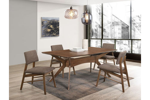 Elements Furniture Razor 5-Piece Dining Room Set - Sample Room View