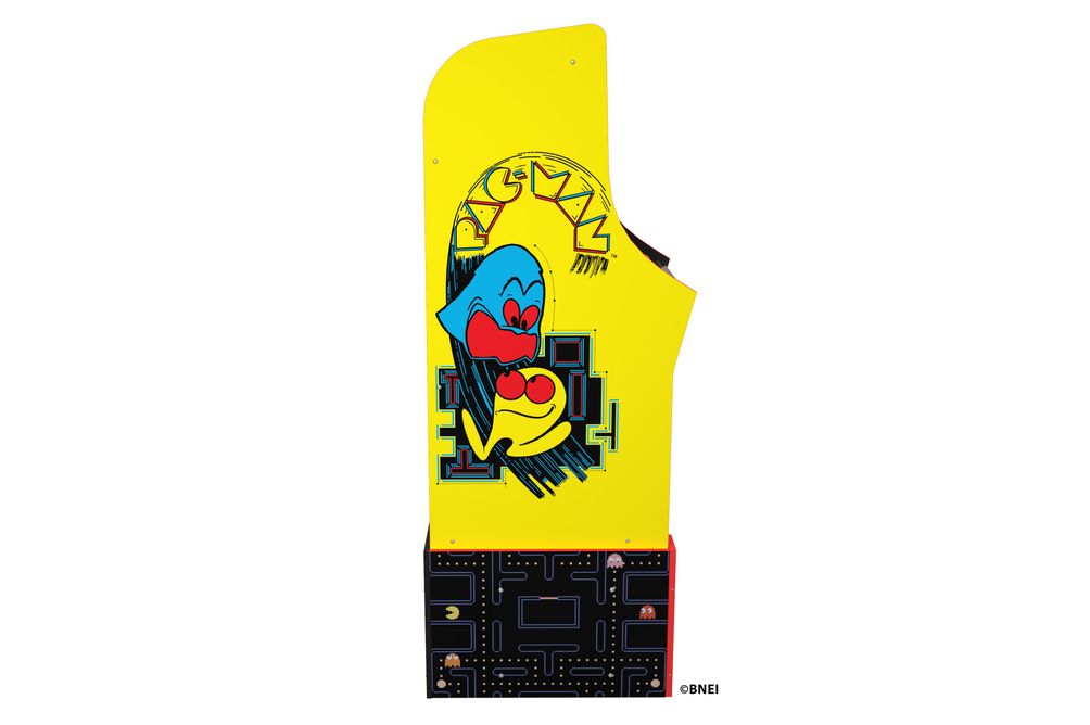 Arcade1Up Bandai Pac-Man Legacy Edition Arcade Game - Side View