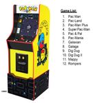 Arcade1Up Bandai Pac-Man Legacy Edition Arcade Game List