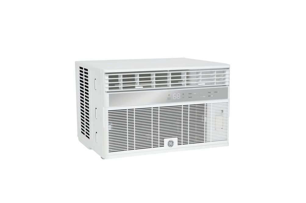 GE 12,000 BTU Window Unit Air Conditioner - Side Angle View