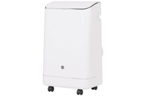 GE 12,000 BTU Portable Air Conditioner - Side Angle View