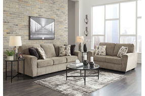 Benchcraft McCluer-Mocha Sofa and Loveseat - Room View