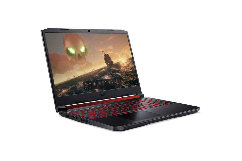 Acer 15.6 inch Nitro 5 NVIDIA GeForce® GTX 1650 Gaming Laptop - Side View Angle