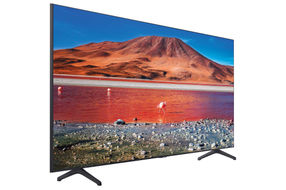 Samsung 70 Inch 4K UHD LED Smart TV UN70TU7000BXZA - Side Angle View