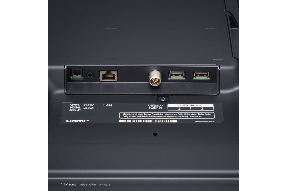 LG 86 inch 4K UHD LED Smart TV - Ports