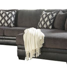 Benchcraft Kumasi-Smoke Sofa Sectional with Chaise 