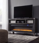 Mueble para TV Madison con chimenea eléctrica en color beige — Brother's  Outlet