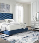 Signature Design by Ashley Coralayne Blue 5-Piece Queen Bedroom Set - Sample Room View