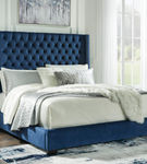 Signature Design by Ashley Coralayne Blue 5-Piece Queen Bedroom Set - Queen Bed