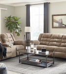 Signature Design by Ashley Workhorse Reclining Sofa and Loveseat - Sample Room View