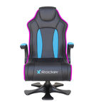 X Rocker CXR3 2.1 Audio Gaming Chair with LED Lights - Front View with LED