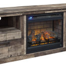 Signature Design by Ashley Derekson 72 Inch Electric Fireplace TV Stand