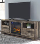 Signature Design by Ashley Derekson 72 Inch Electric Fireplace TV Stand - Alternate View