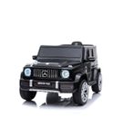 Kool Karz KKMB-022BK 12V Black Mercedes Benz G63 AMG Ride On Toy Car - Side Angle View