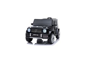 Kool Karz KKMB-022BK 12V Black Mercedes Benz G63 AMG Ride On Toy Car - Side Angle View