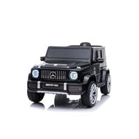 Kool Karz KKMB-022BK 12V Black Mercedes Benz G63 AMG Ride On Toy Car - Side Angle View