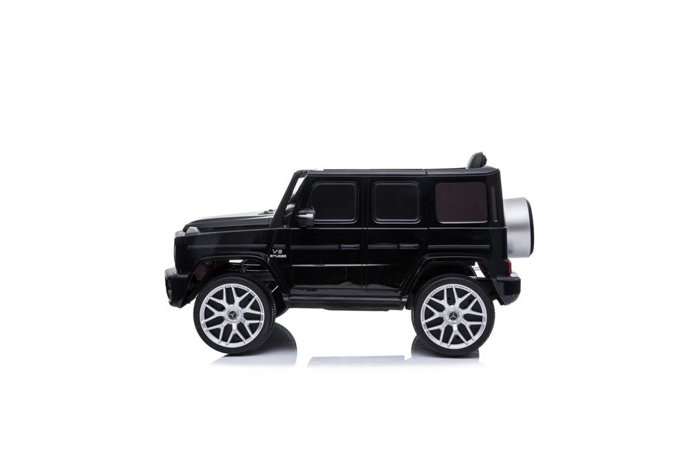 Kool Karz KKMB-022BK 12V Black Mercedes Benz G63 AMG Ride On Toy Car - Side View