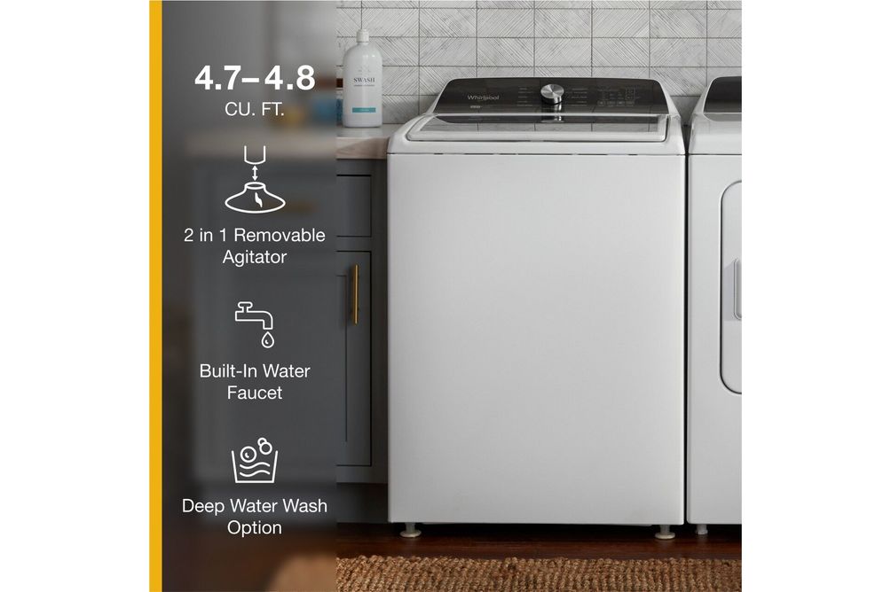 Whirlpool 4.7 Cu. Ft. Top-Load Washer - Washer Specs