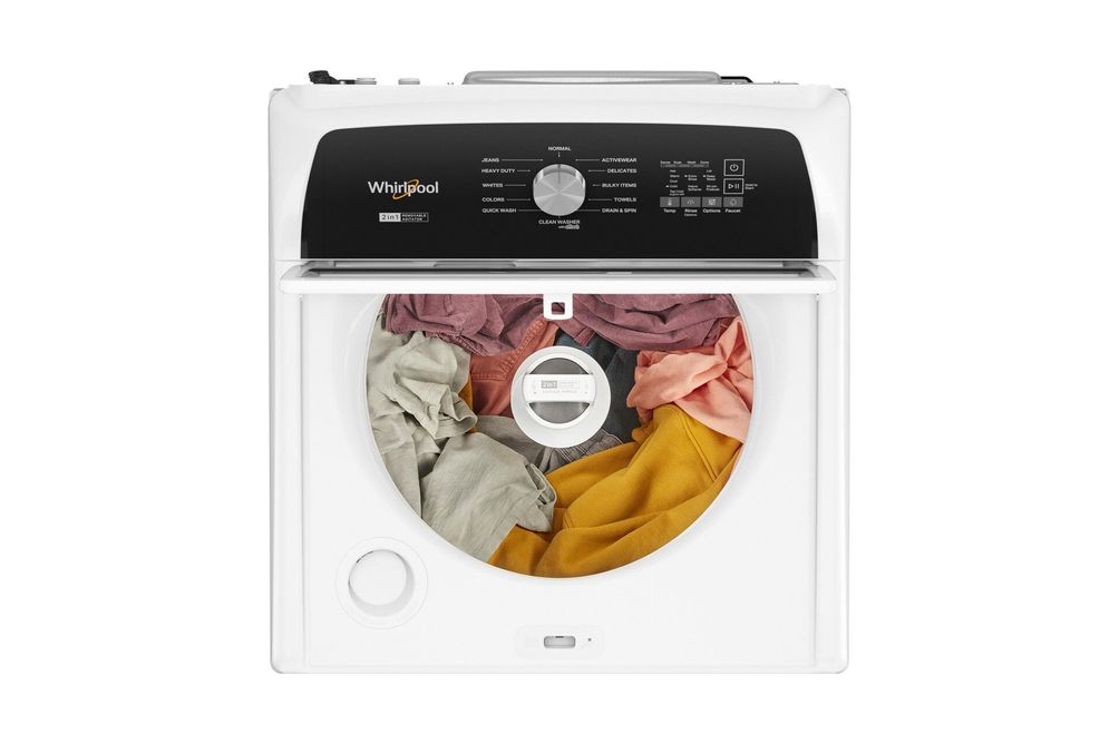 Lavadora y secadora integrable con una capacidad de 7 kg en color blanco  Whirlpool 1174804